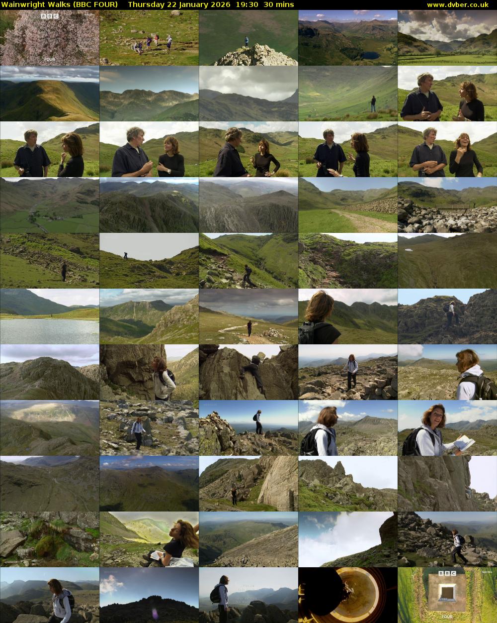 Wainwright Walks (BBC FOUR) Thursday 22 January 2026 19:30 - 20:00