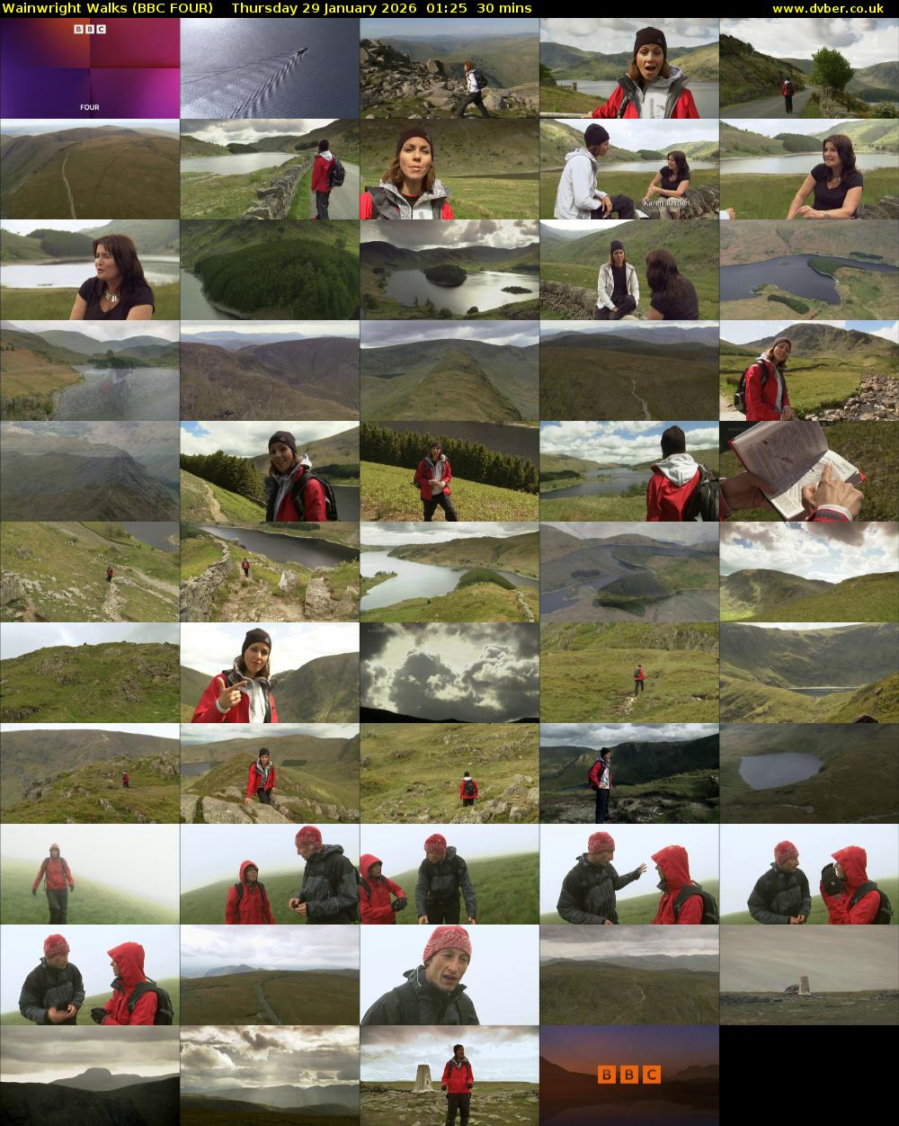 Wainwright Walks (BBC FOUR) Thursday 29 January 2026 01:25 - 01:55