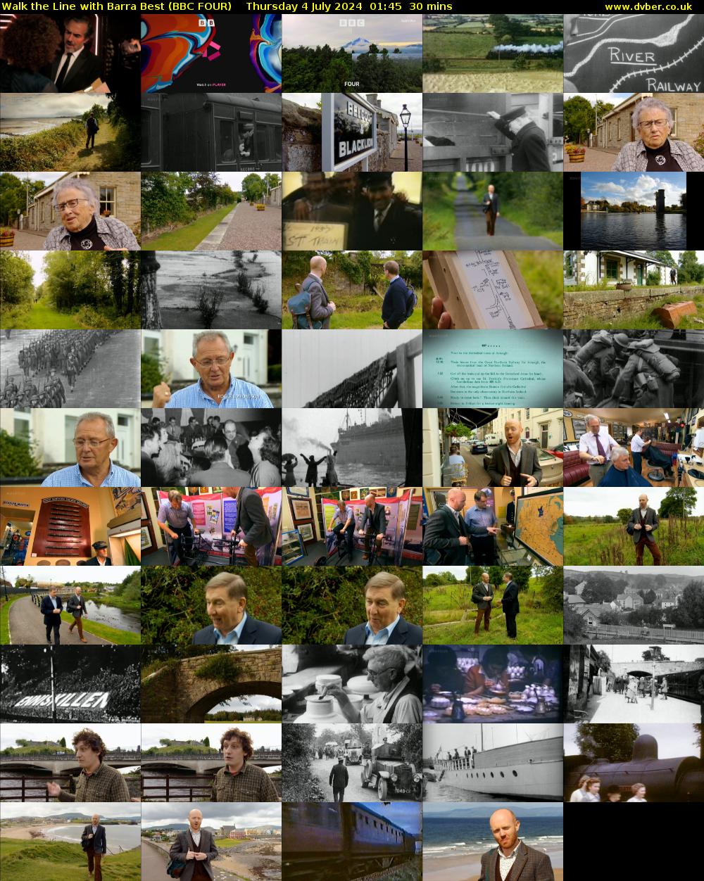 Walk the Line with Barra Best (BBC FOUR) Thursday 4 July 2024 01:45 - 02:15