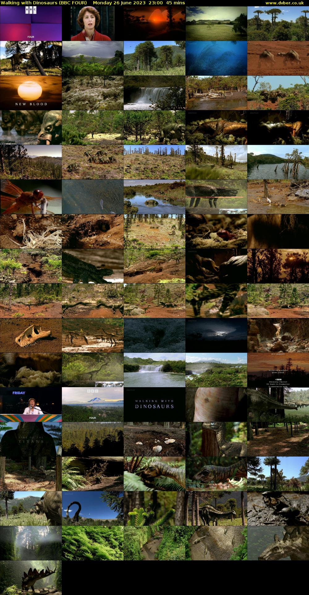 Walking with Dinosaurs (BBC FOUR) Monday 26 June 2023 23:00 - 23:45