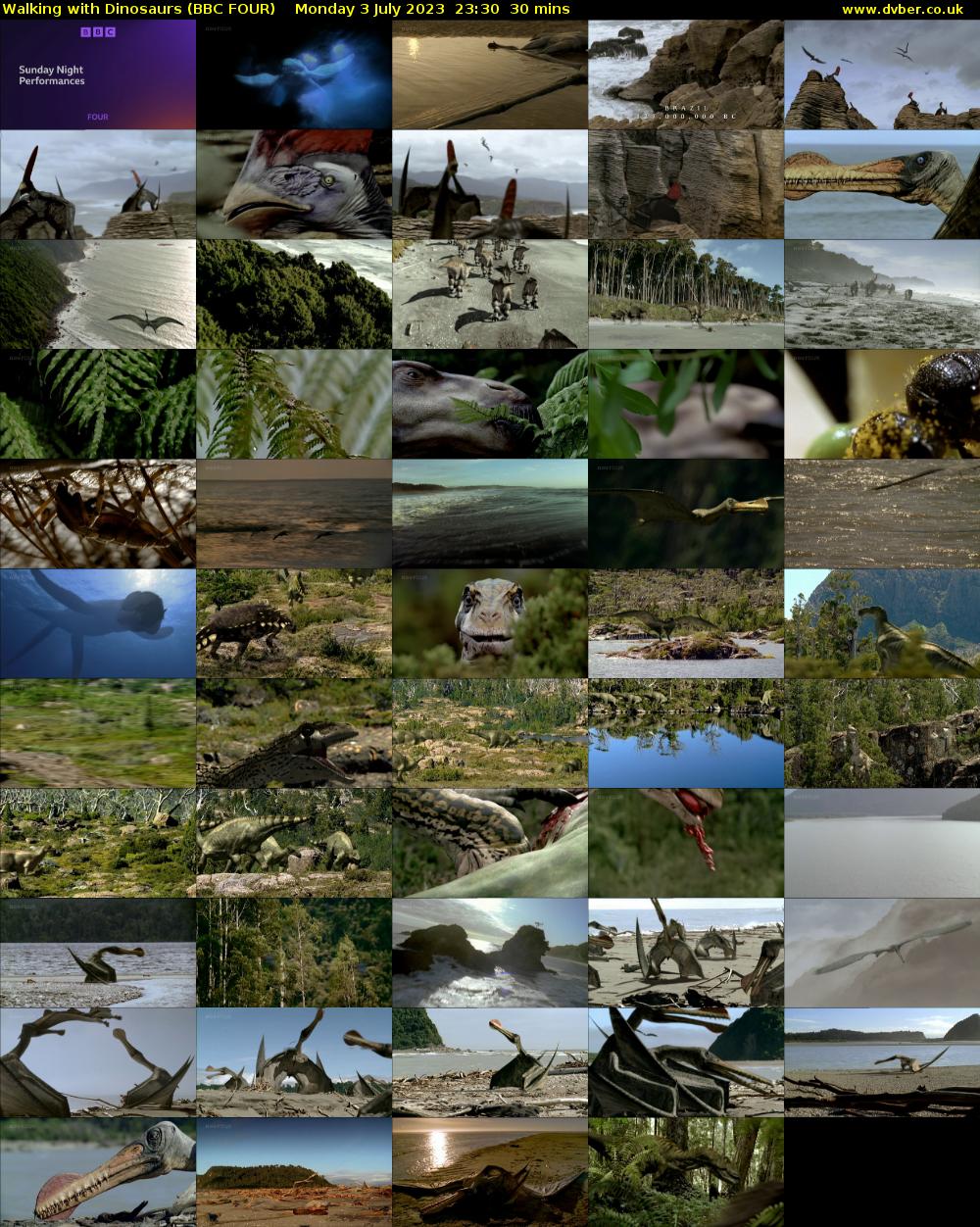Walking with Dinosaurs (BBC FOUR) Monday 3 July 2023 23:30 - 00:00