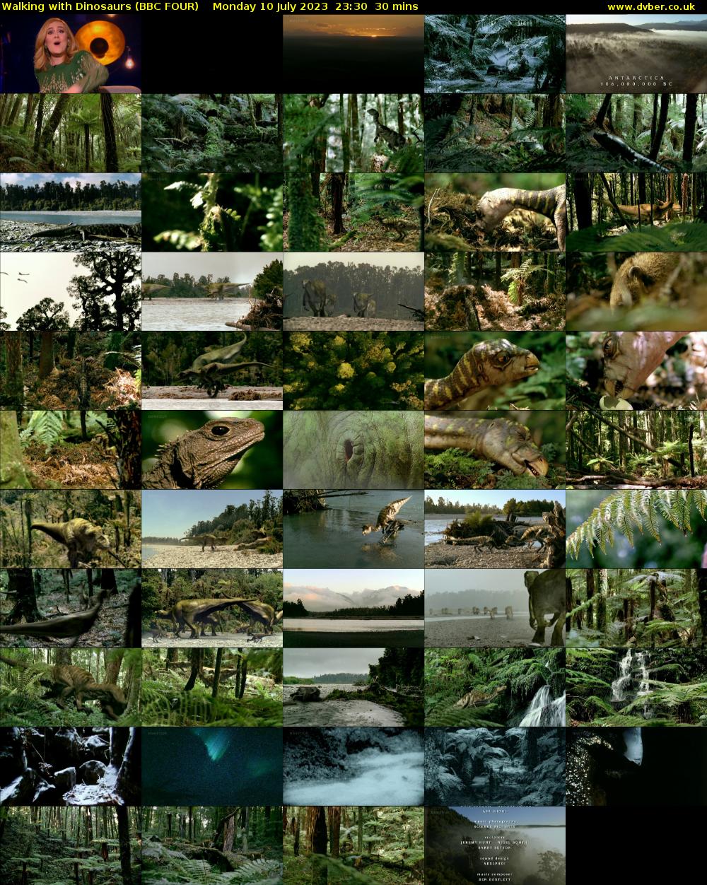 Walking with Dinosaurs (BBC FOUR) Monday 10 July 2023 23:30 - 00:00