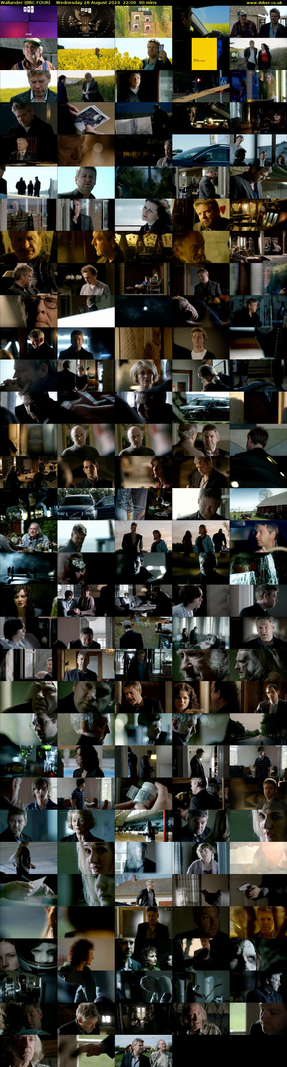Wallander (BBC FOUR) Wednesday 28 August 2024 22:00 - 23:30