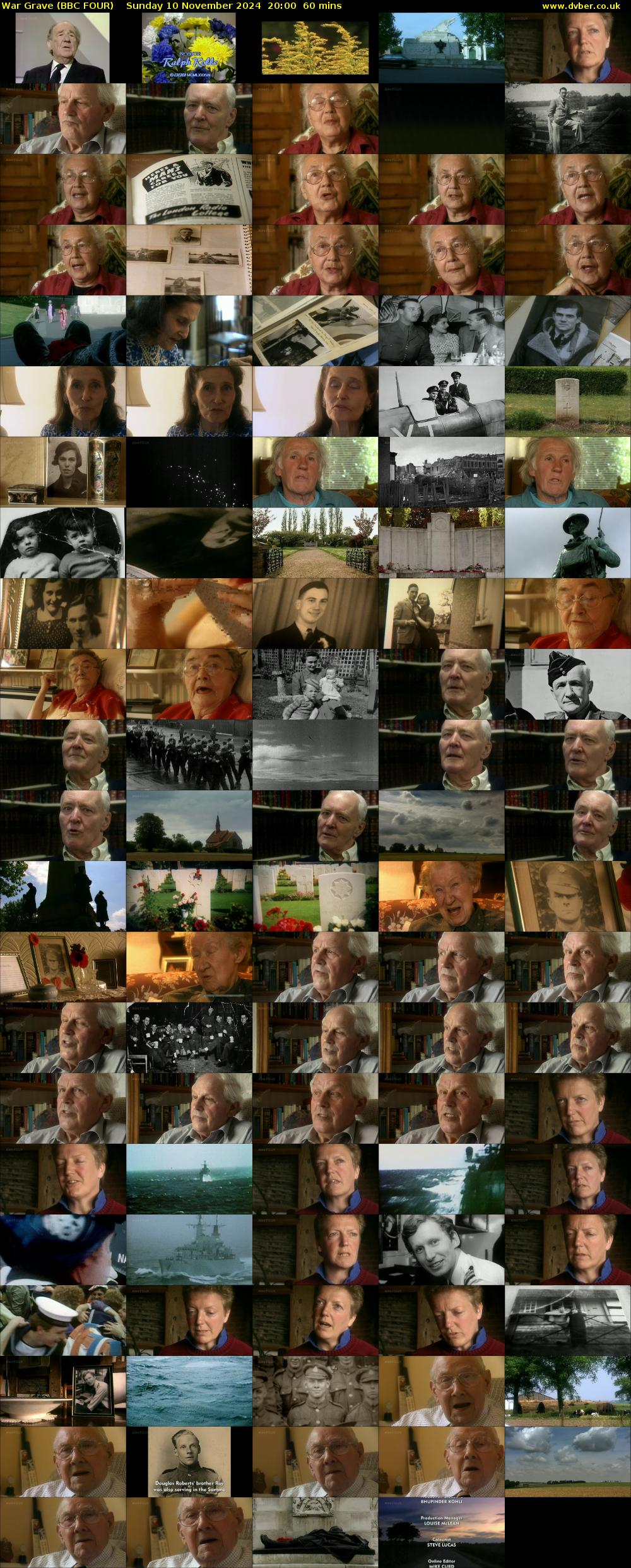 War Grave (BBC FOUR) Sunday 10 November 2024 20:00 - 21:00