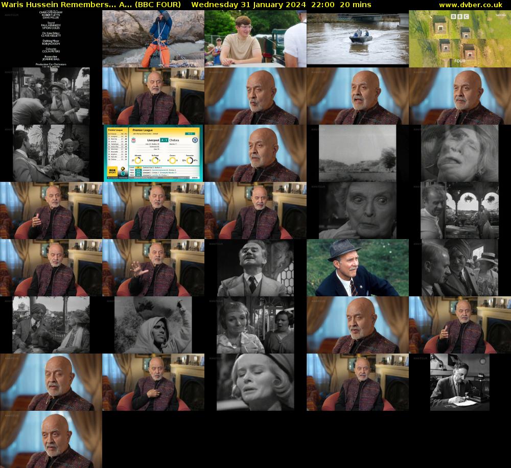 Waris Hussein Remembers... A... (BBC FOUR) Wednesday 31 January 2024 22:00 - 22:20