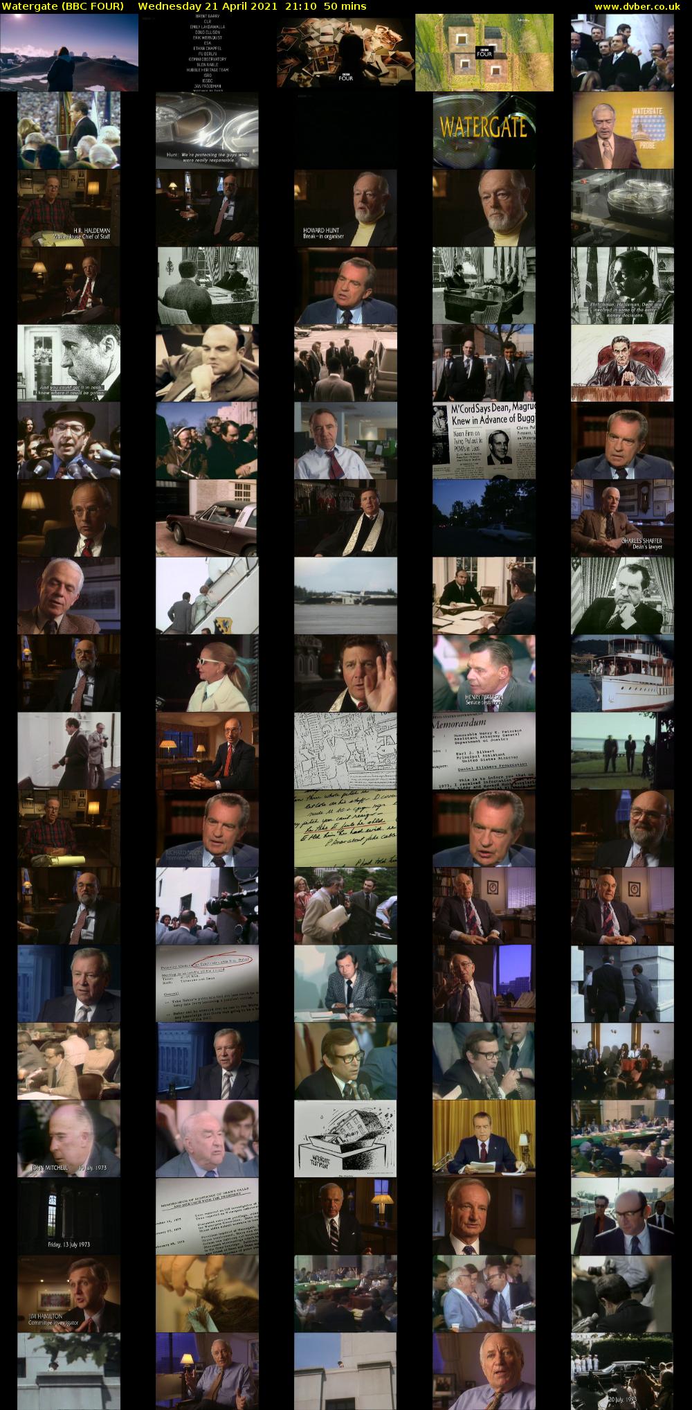 Watergate (BBC FOUR) Wednesday 21 April 2021 21:10 - 22:00