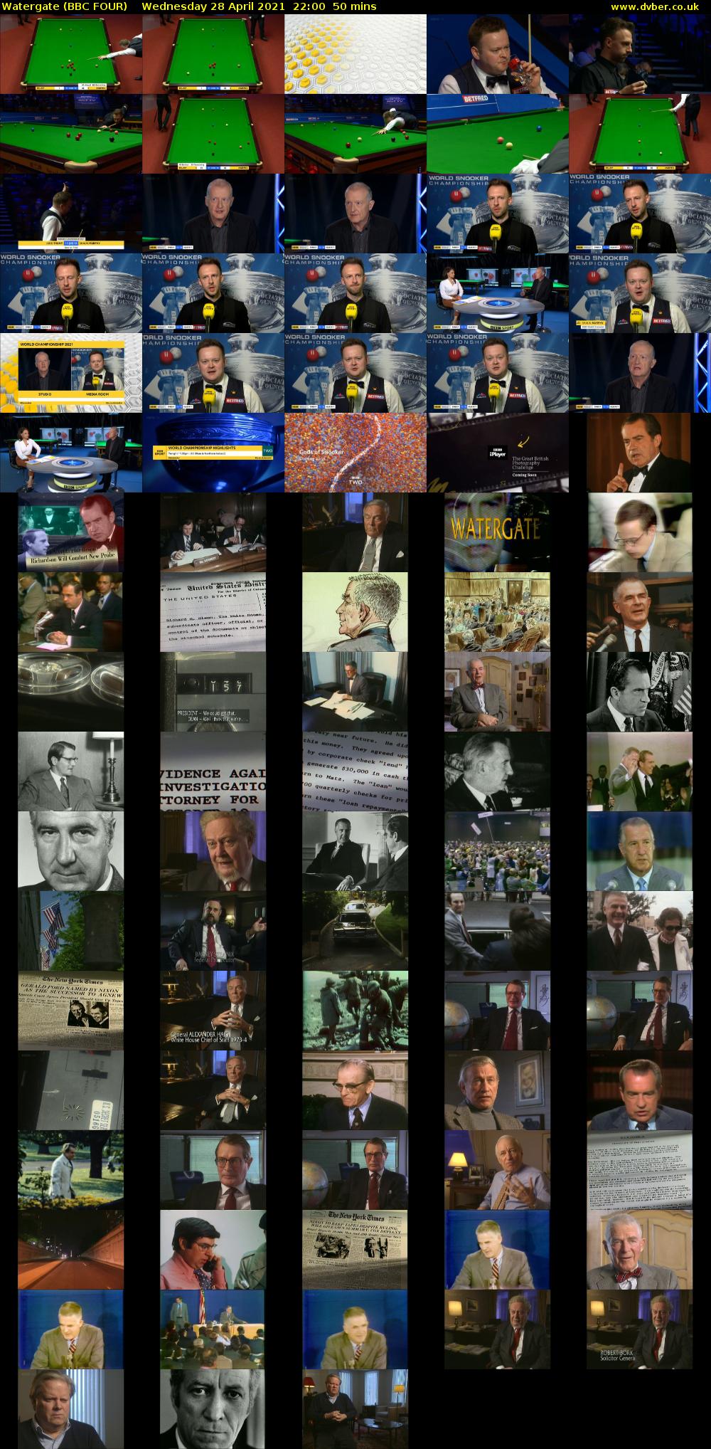 Watergate (BBC FOUR) Wednesday 28 April 2021 22:00 - 22:50
