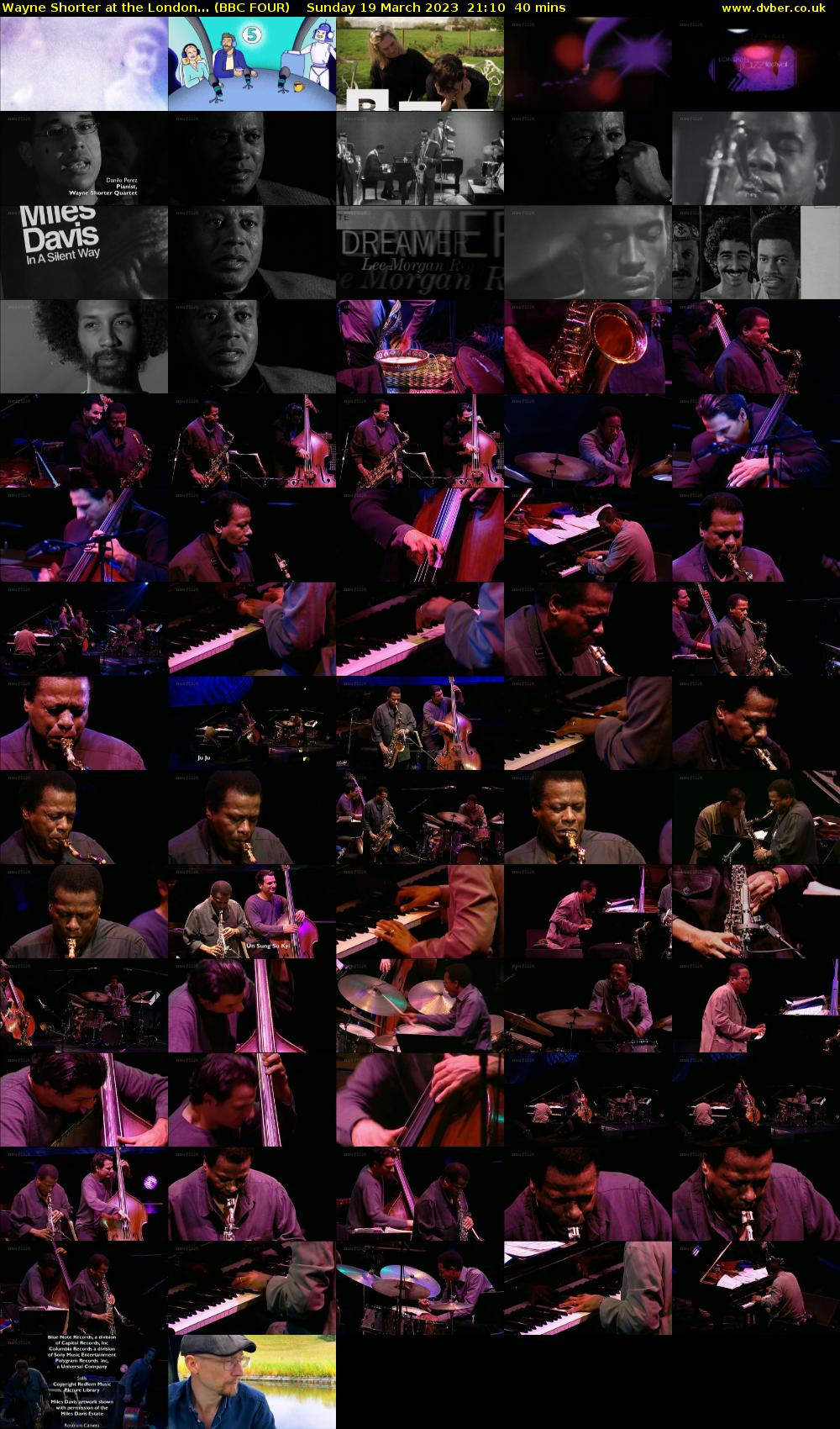 Wayne Shorter at the London... (BBC FOUR) Sunday 19 March 2023 21:10 - 21:50