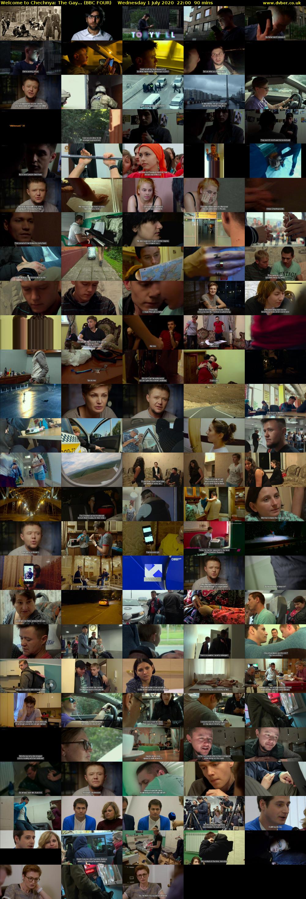 Welcome to Chechnya: The Gay... (BBC FOUR) Wednesday 1 July 2020 22:00 - 23:30
