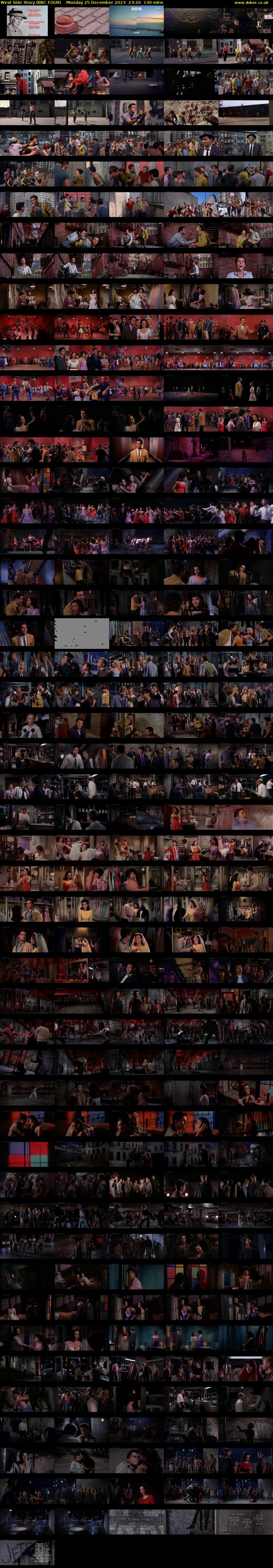 West Side Story (BBC FOUR) Monday 25 December 2023 23:20 - 01:40