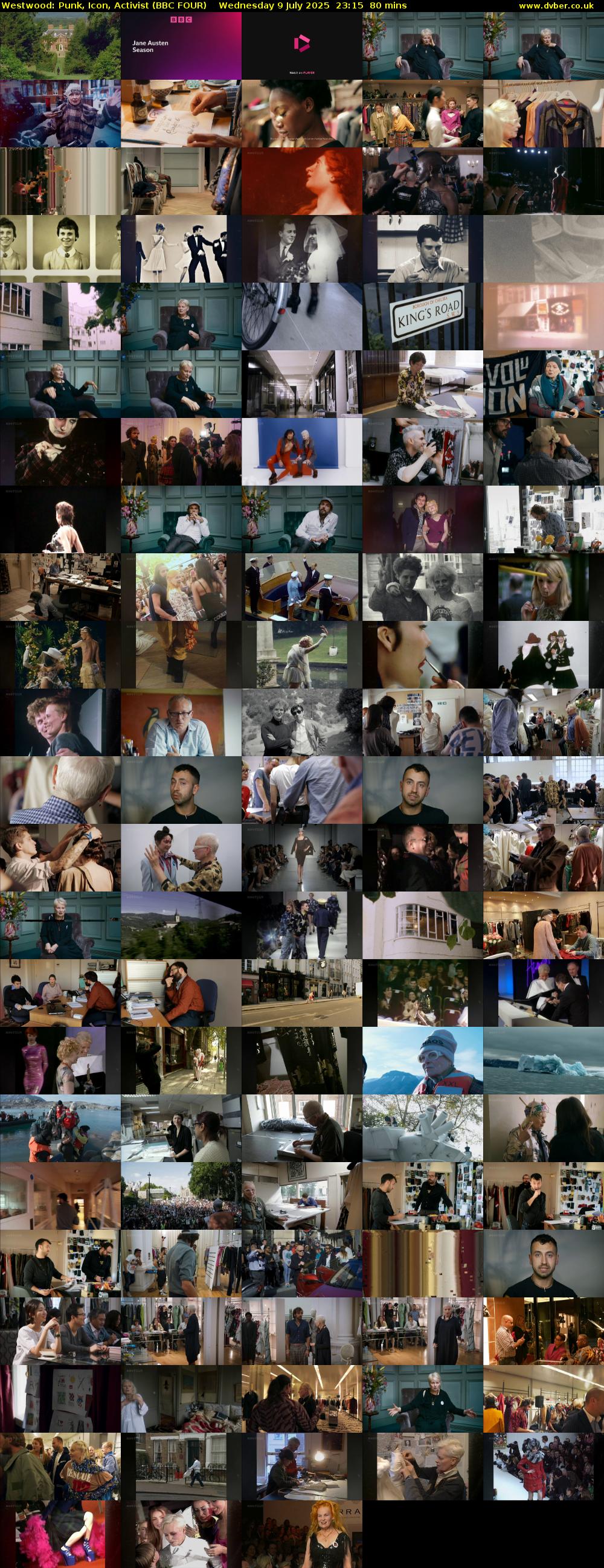 Westwood: Punk, Icon, Activist (BBC FOUR) Wednesday 9 July 2025 23:15 - 00:35