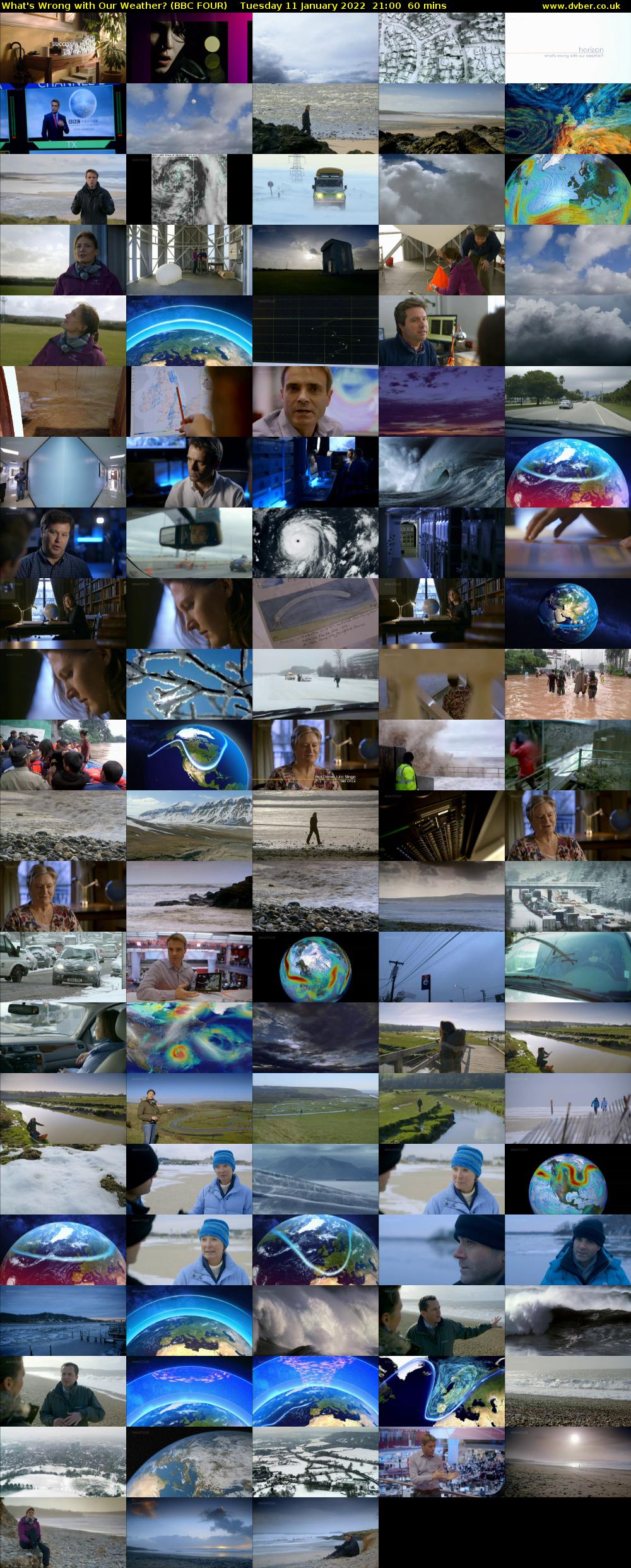 What's Wrong with Our Weather? (BBC FOUR) Tuesday 11 January 2022 21:00 - 22:00