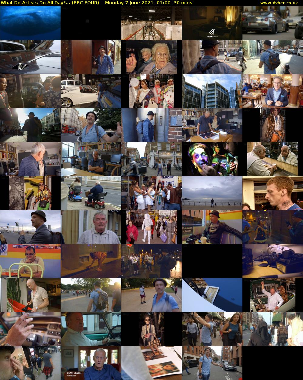 What Do Artists Do All Day?... (BBC FOUR) Monday 7 June 2021 01:00 - 01:30
