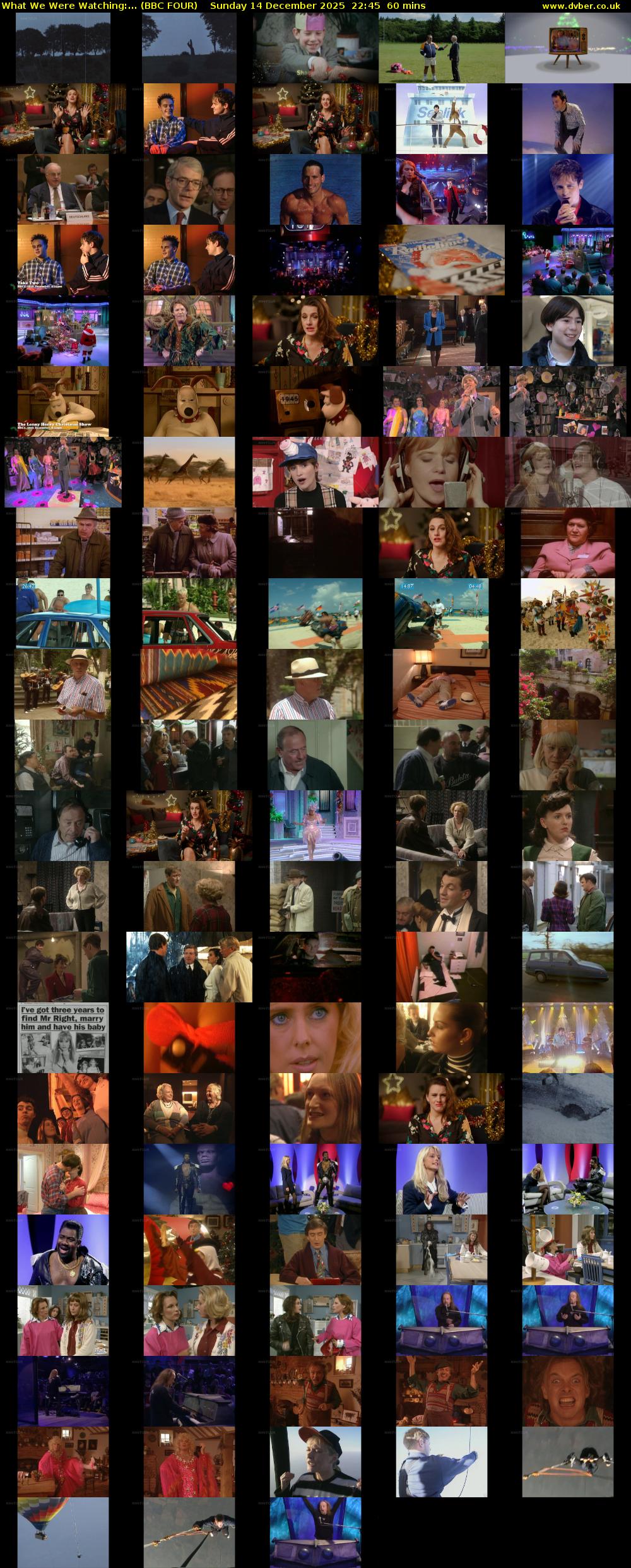 What We Were Watching:... (BBC FOUR) Sunday 14 December 2025 22:45 - 23:45