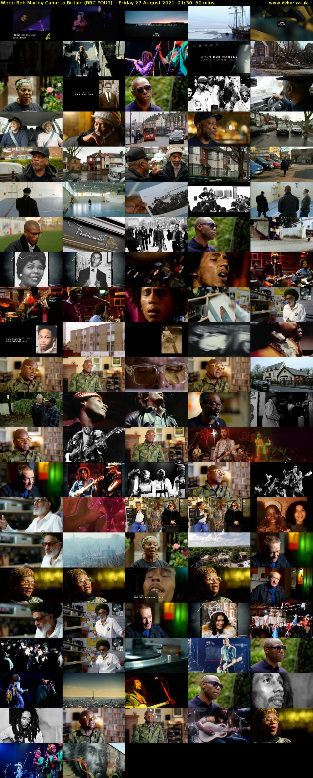 When Bob Marley Came to Britain (BBC FOUR) Friday 27 August 2021 21:30 - 22:30