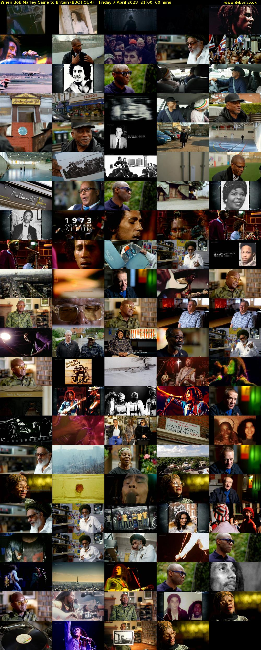 When Bob Marley Came to Britain (BBC FOUR) Friday 7 April 2023 21:00 - 22:00