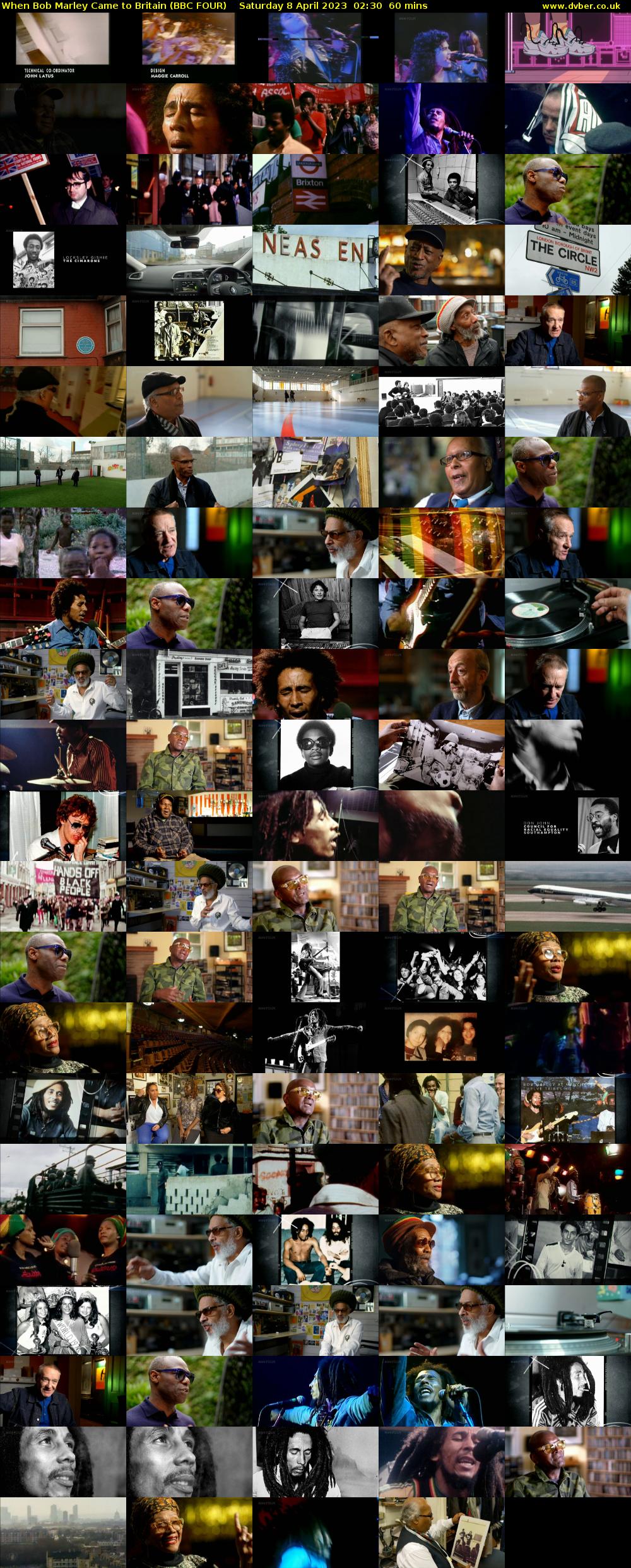 When Bob Marley Came to Britain (BBC FOUR) Saturday 8 April 2023 02:30 - 03:30