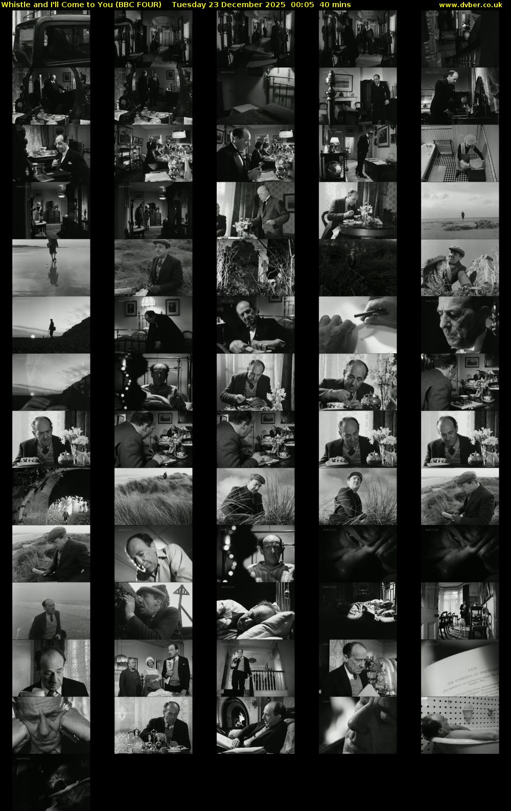 Whistle and I'll Come to You (BBC FOUR) Tuesday 23 December 2025 00:05 - 00:45