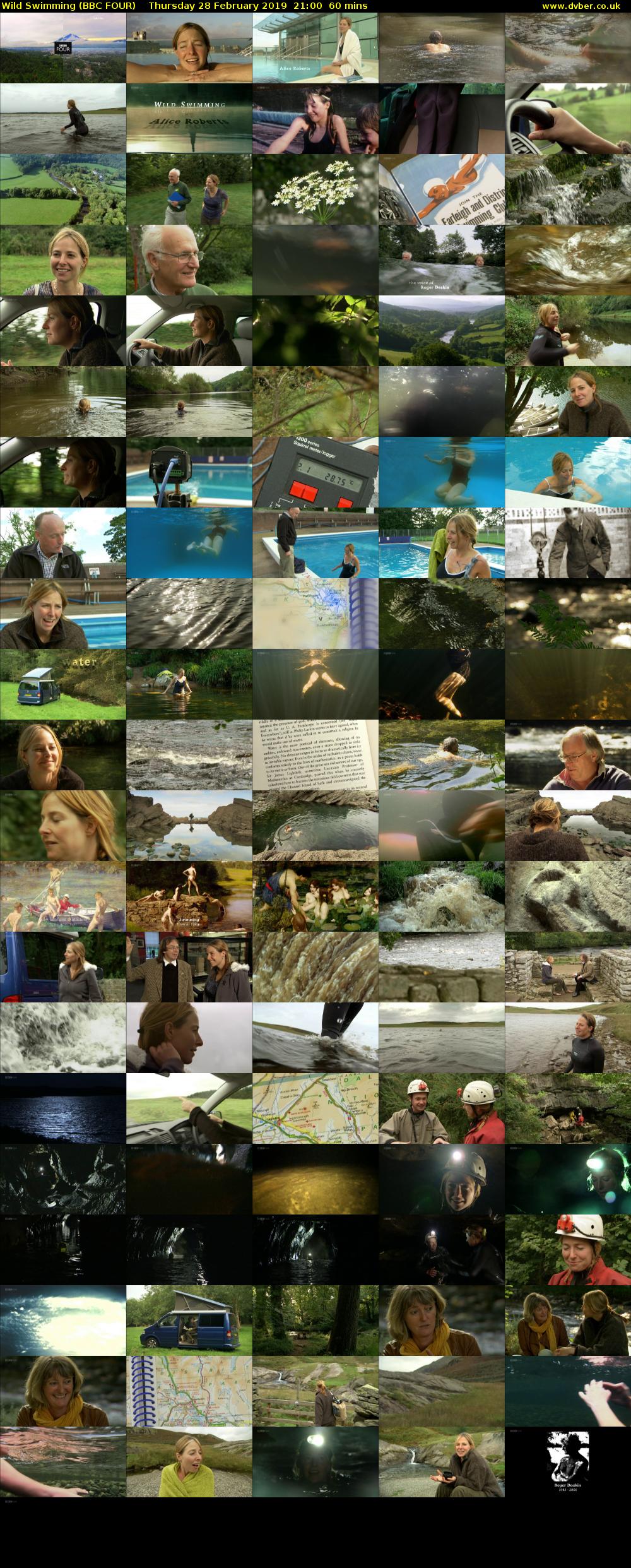 Wild Swimming (BBC FOUR) Thursday 28 February 2019 21:00 - 22:00