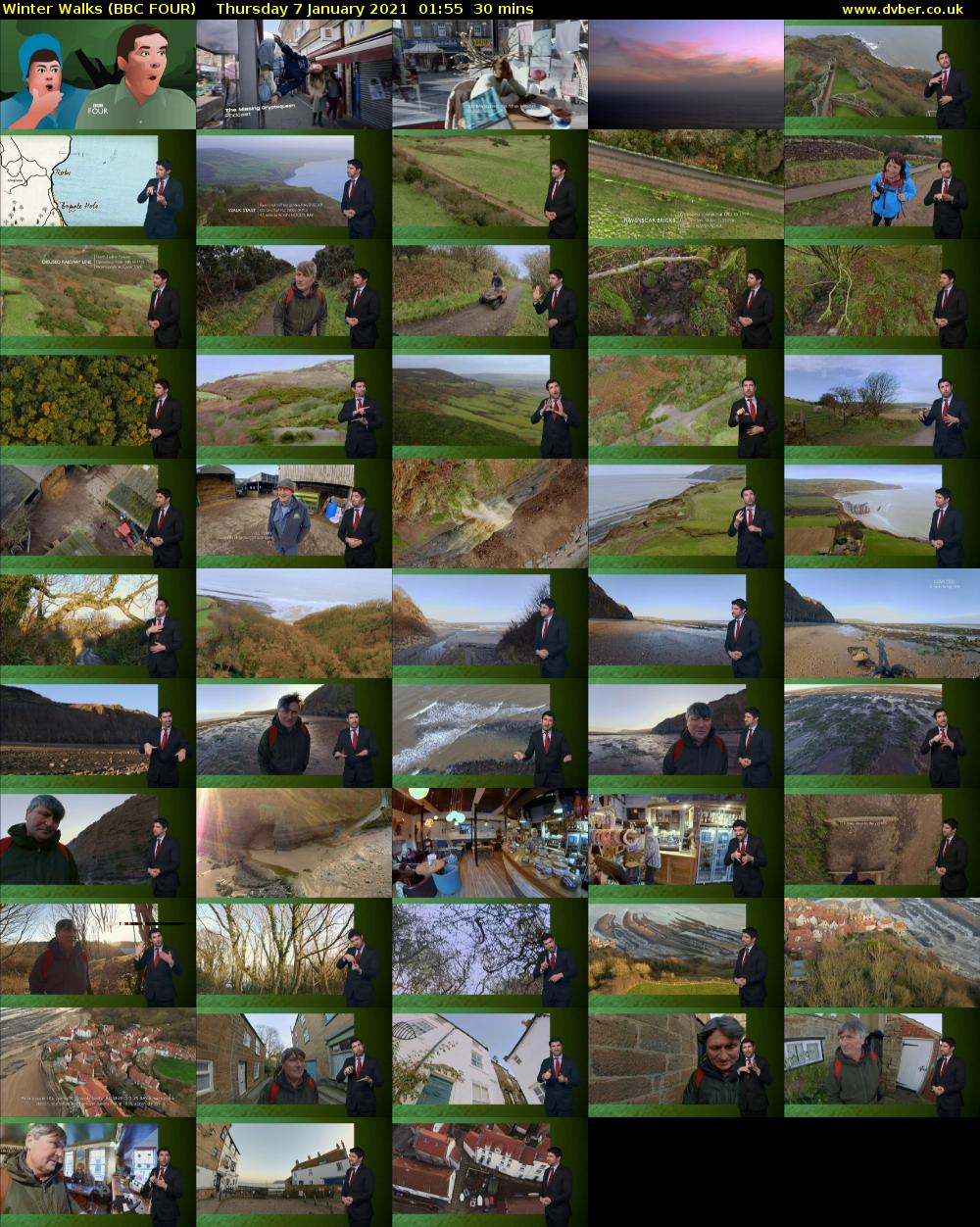 Winter Walks (BBC FOUR) Thursday 7 January 2021 01:55 - 02:25