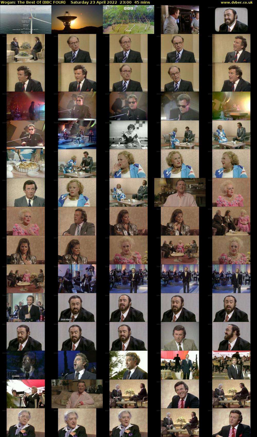 Wogan: The Best Of (BBC FOUR) Saturday 23 April 2022 23:00 - 23:45