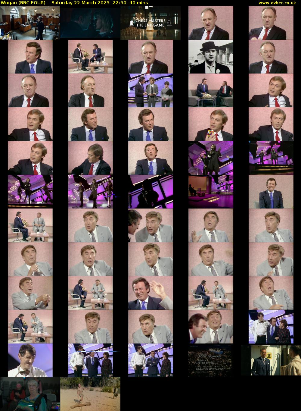 Wogan (BBC FOUR) Saturday 22 March 2025 22:50 - 23:30