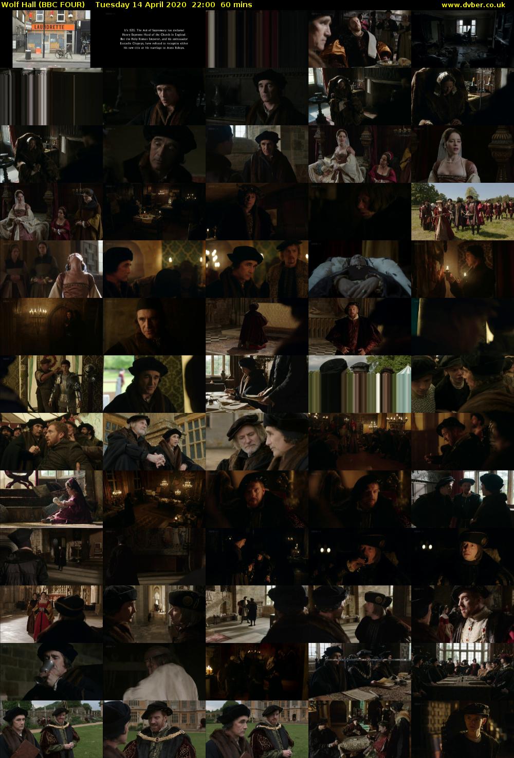 Wolf Hall (BBC FOUR) Tuesday 14 April 2020 22:00 - 23:00