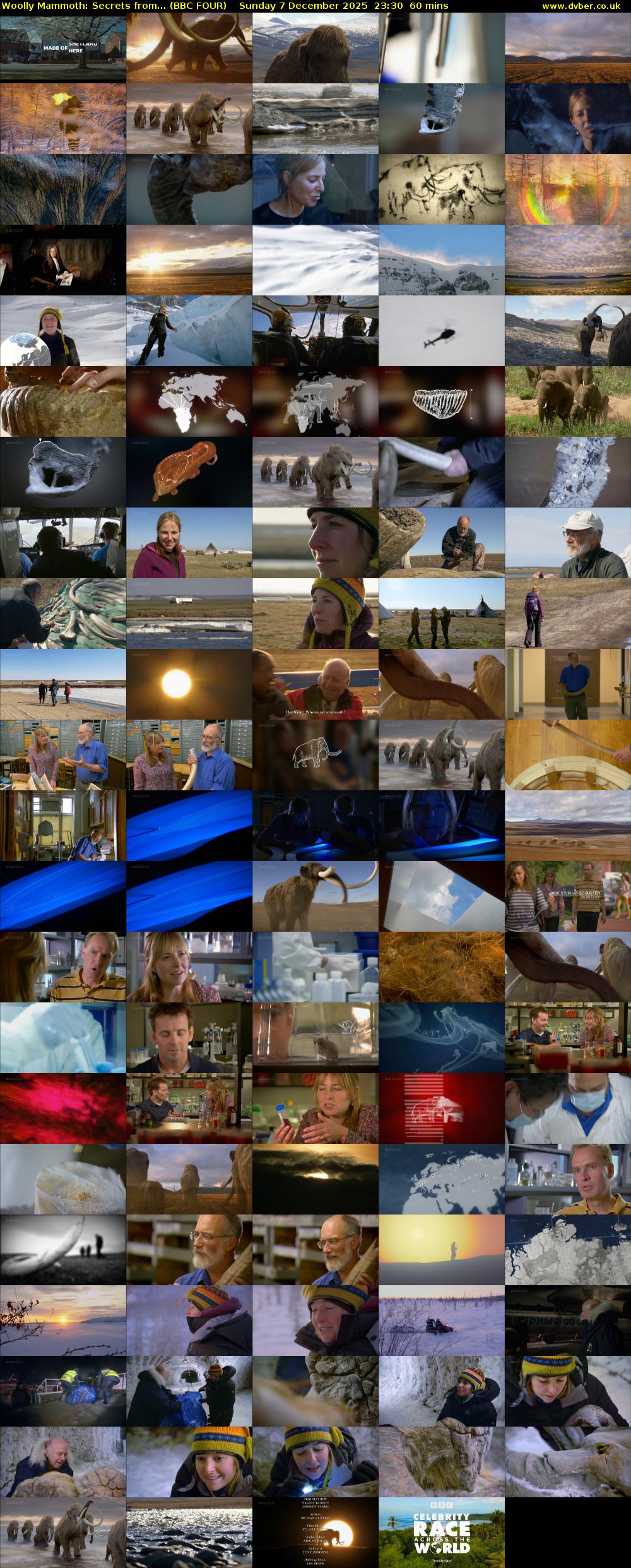 Woolly Mammoth: Secrets from... (BBC FOUR) Sunday 7 December 2025 23:30 - 00:30