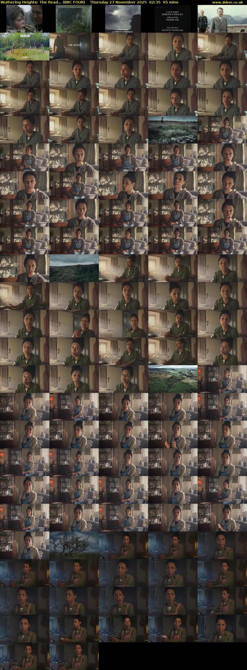 Wuthering Heights: The Read... (BBC FOUR) Thursday 27 November 2025 02:35 - 03:40