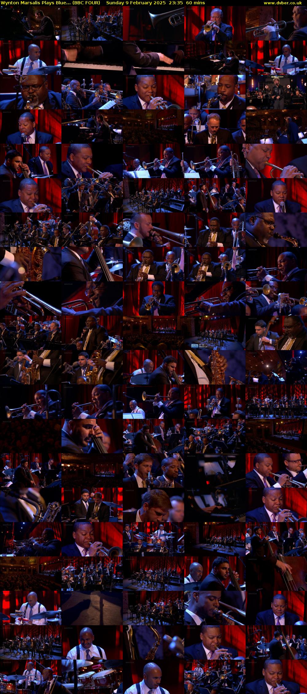 Wynton Marsalis Plays Blue... (BBC FOUR) Sunday 9 February 2025 23:35 - 00:35