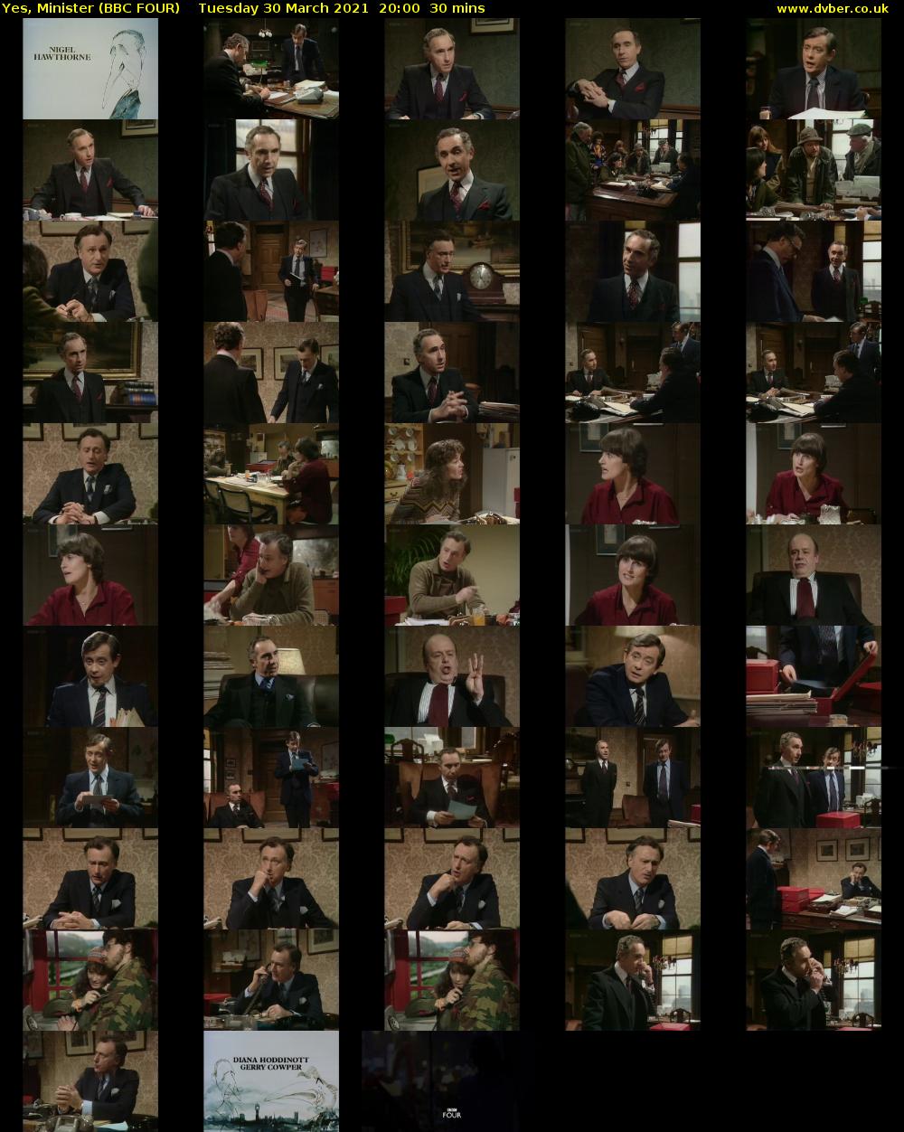 Yes, Minister (BBC FOUR) Tuesday 30 March 2021 20:00 - 20:30