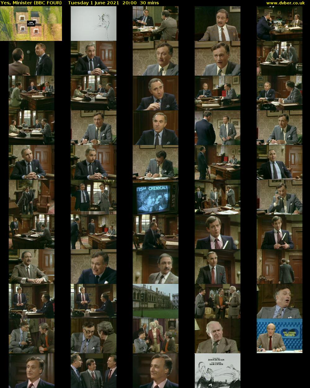 Yes, Minister (BBC FOUR) Tuesday 1 June 2021 20:00 - 20:30
