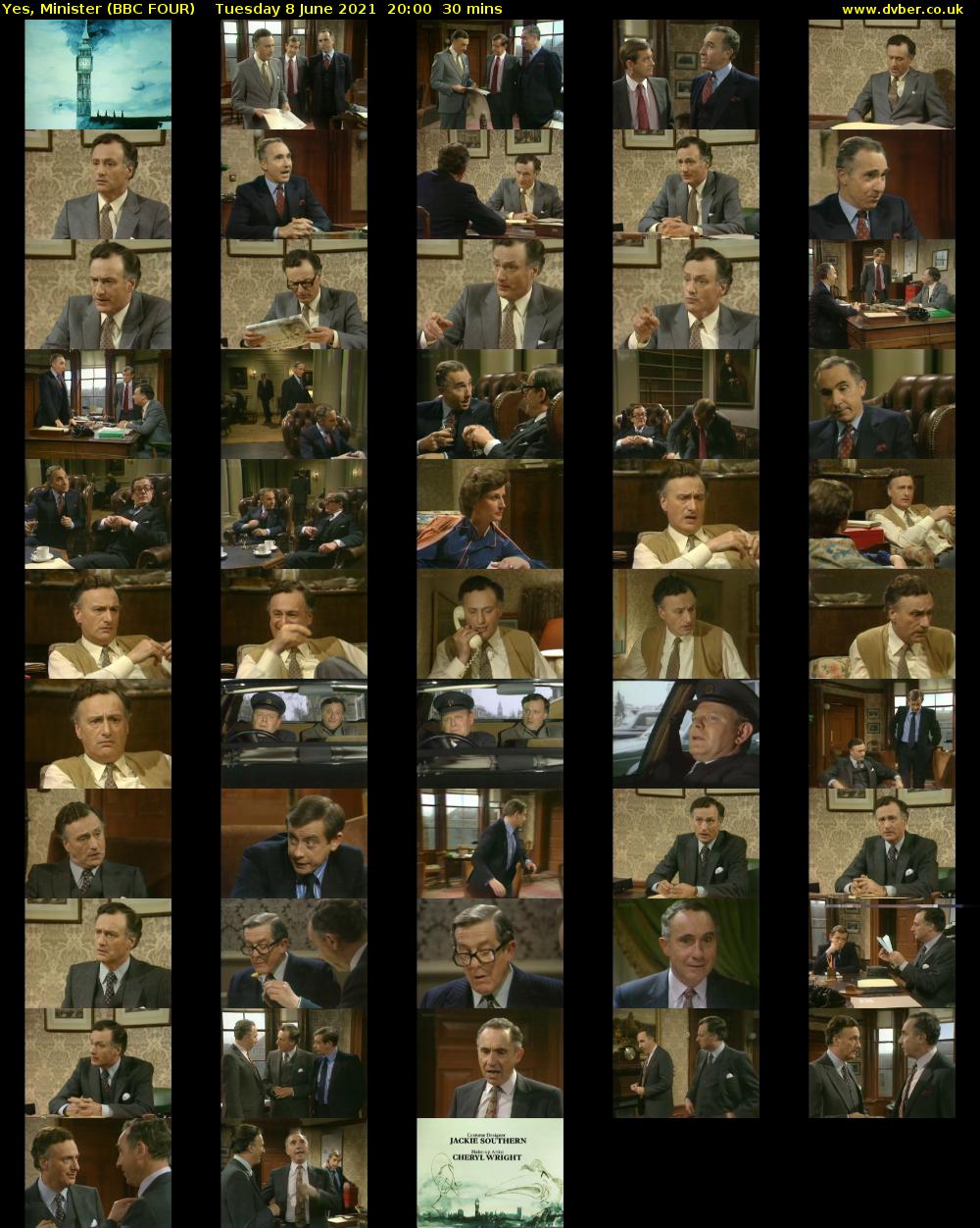 Yes, Minister (BBC FOUR) Tuesday 8 June 2021 20:00 - 20:30