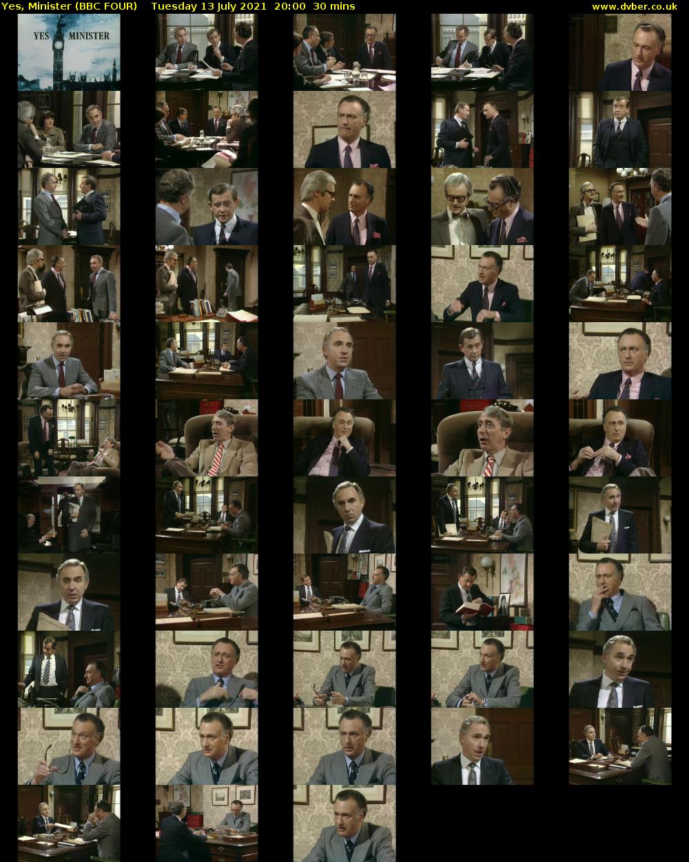 Yes, Minister (BBC FOUR) Tuesday 13 July 2021 20:00 - 20:30