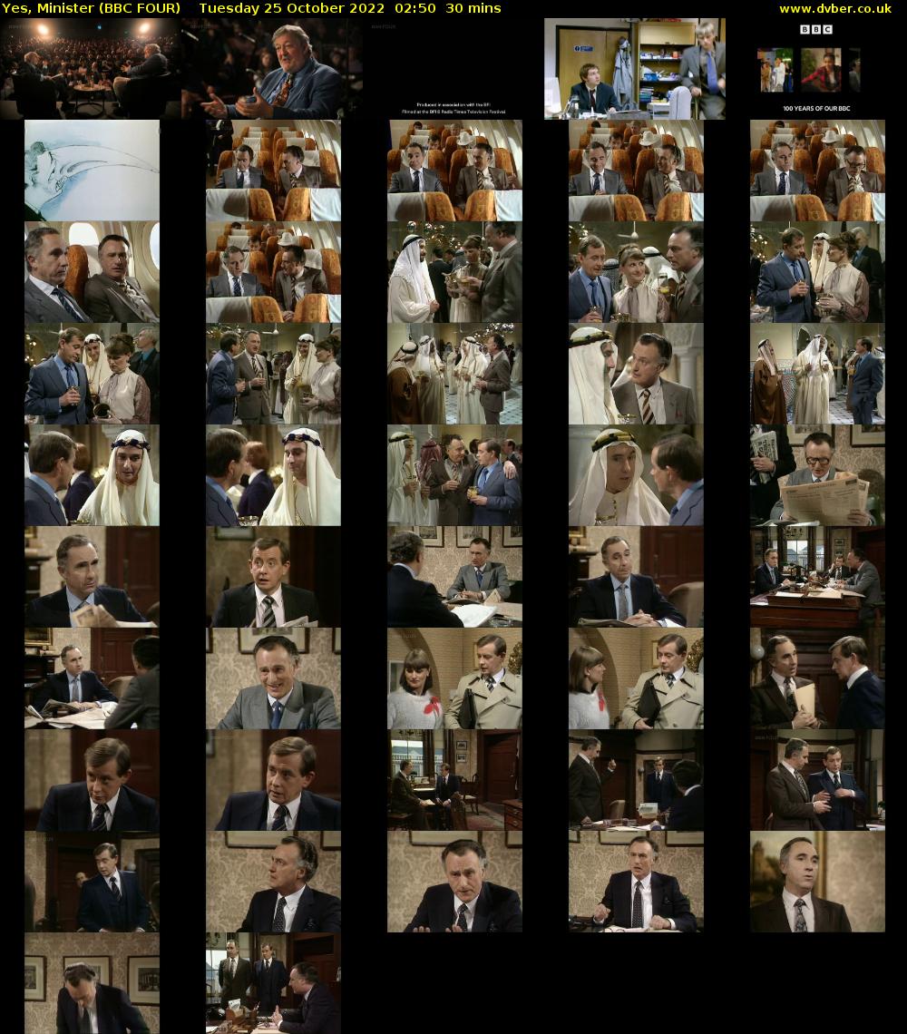 Yes, Minister (BBC FOUR) Tuesday 25 October 2022 02:50 - 03:20