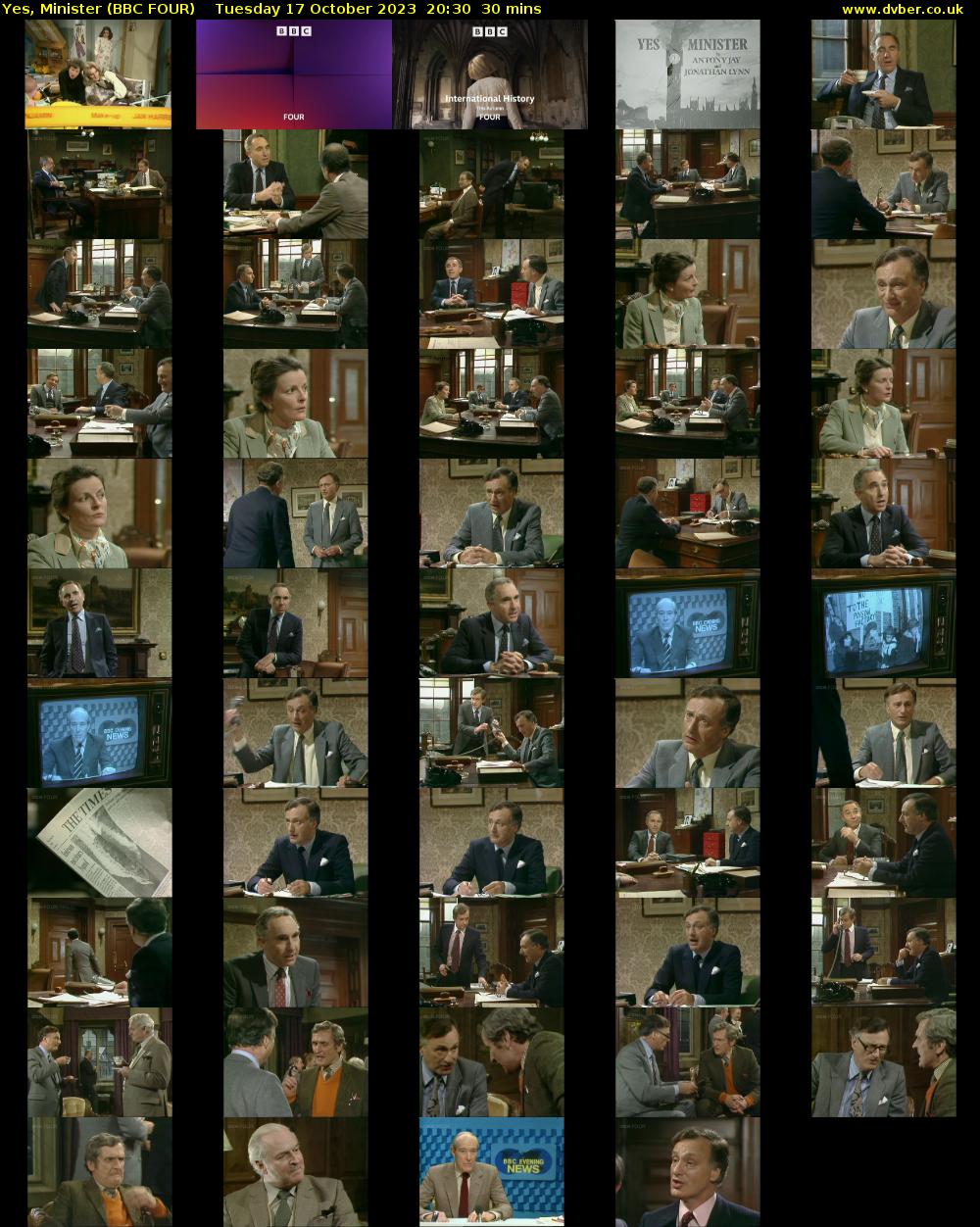 Yes, Minister (BBC FOUR) Tuesday 17 October 2023 20:30 - 21:00