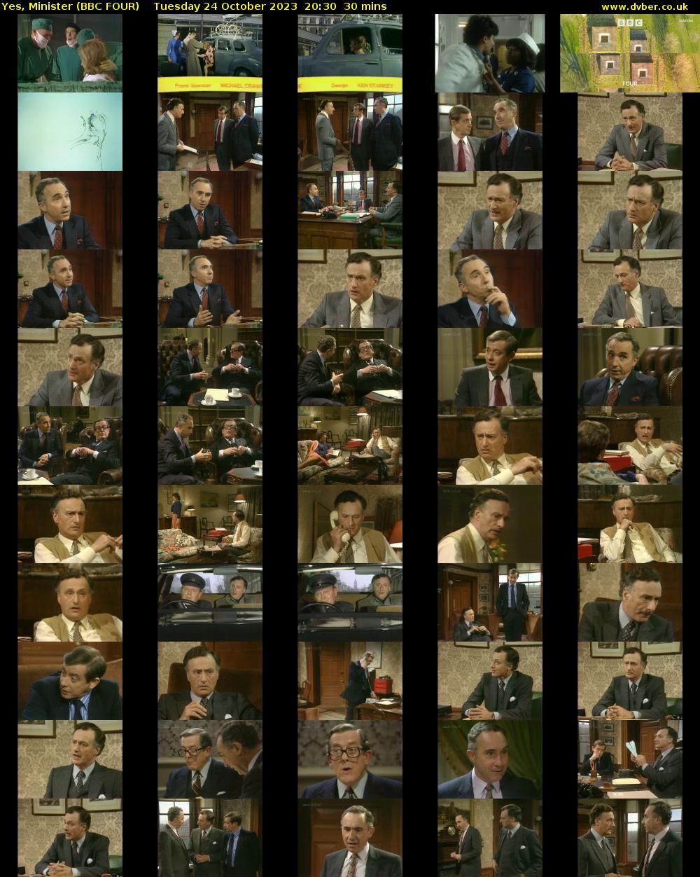 Yes, Minister (BBC FOUR) Tuesday 24 October 2023 20:30 - 21:00