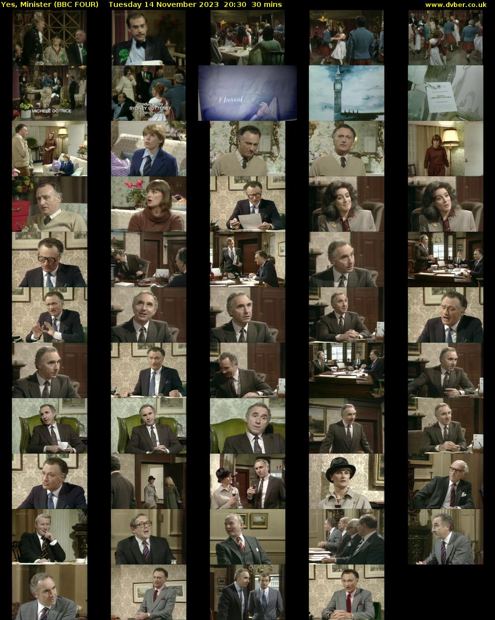 Yes, Minister (BBC FOUR) Tuesday 14 November 2023 20:30 - 21:00