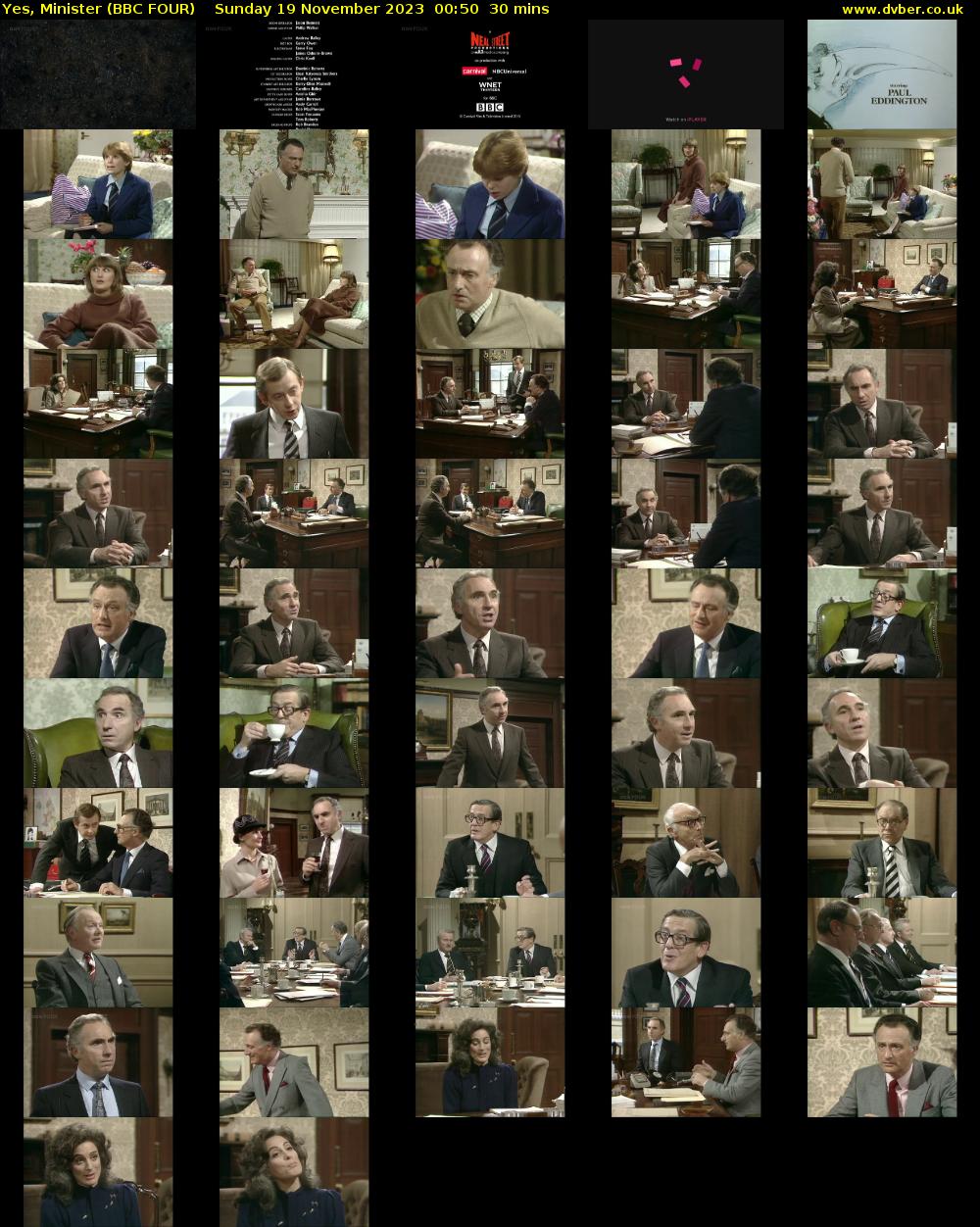 Yes, Minister (BBC FOUR) Sunday 19 November 2023 00:50 - 01:20