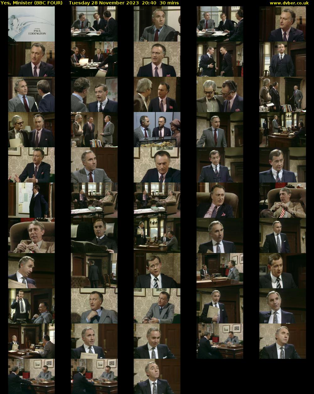 Yes, Minister (BBC FOUR) Tuesday 28 November 2023 20:40 - 21:10