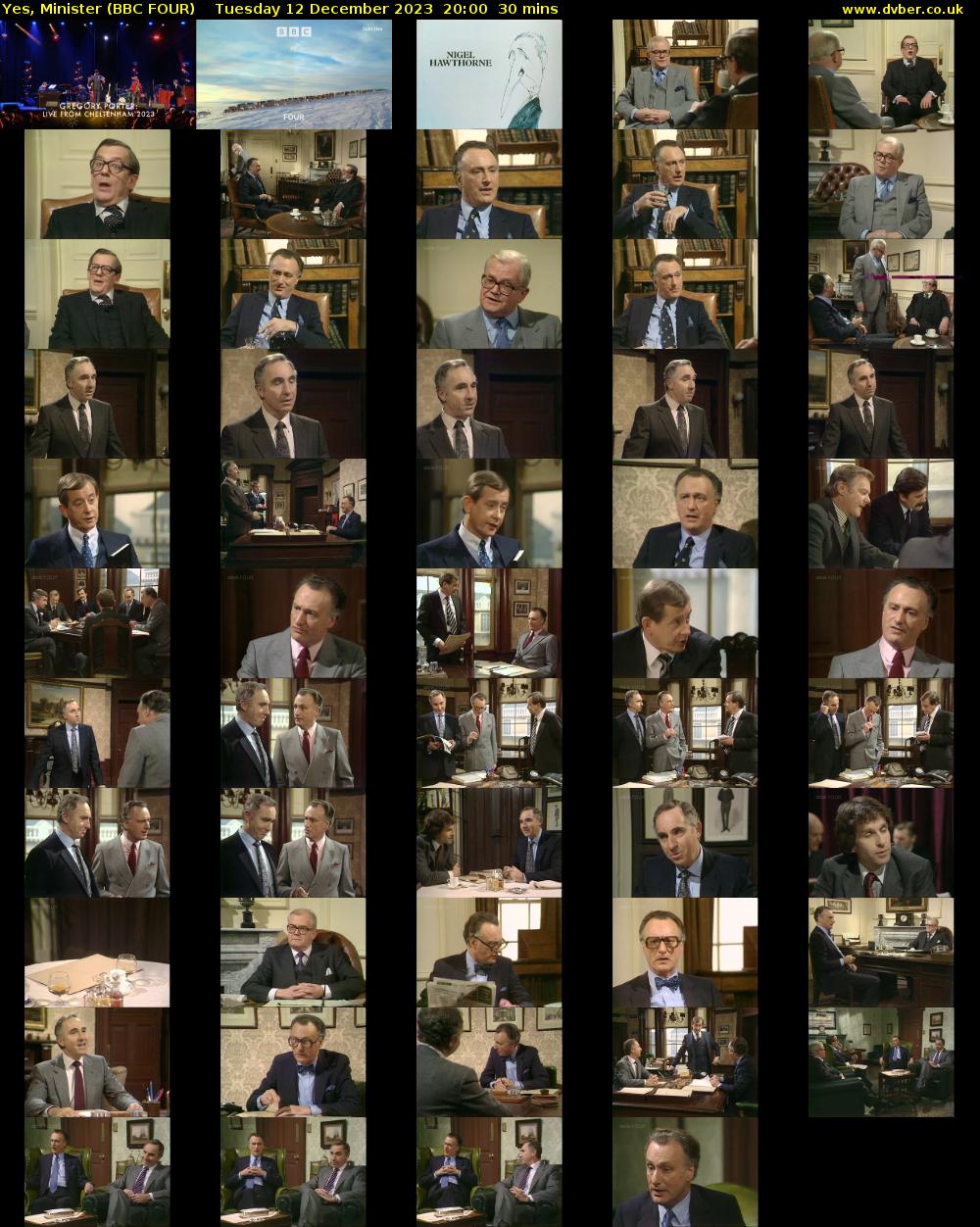 Yes, Minister (BBC FOUR) Tuesday 12 December 2023 20:00 - 20:30