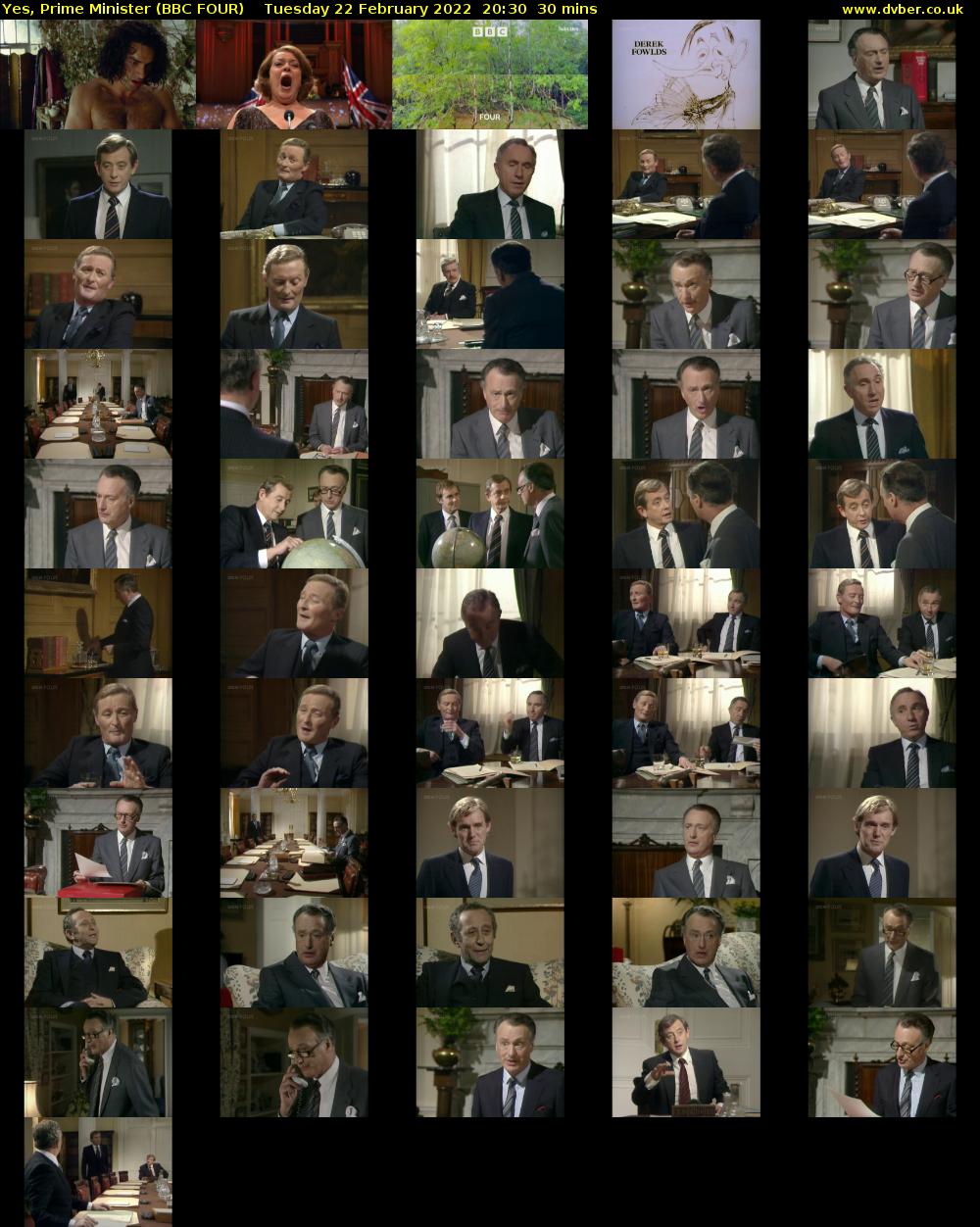 Yes, Prime Minister (BBC FOUR) Tuesday 22 February 2022 20:30 - 21:00