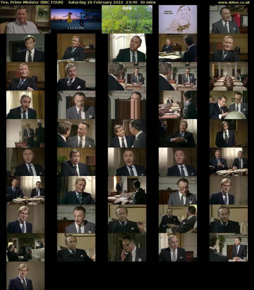 Yes, Prime Minister (BBC FOUR) Saturday 26 February 2022 23:40 - 00:10