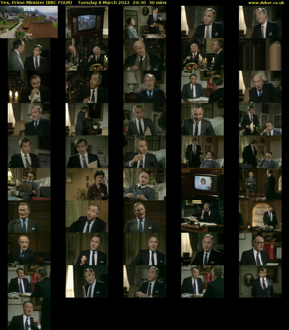 Yes, Prime Minister (BBC FOUR) Tuesday 8 March 2022 20:30 - 21:00