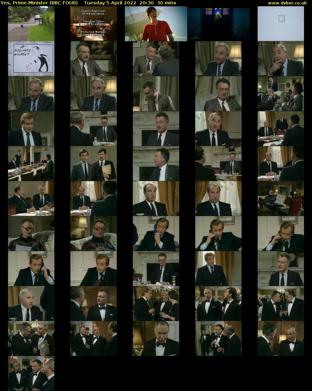 Yes, Prime Minister (BBC FOUR) Tuesday 5 April 2022 20:30 - 21:00