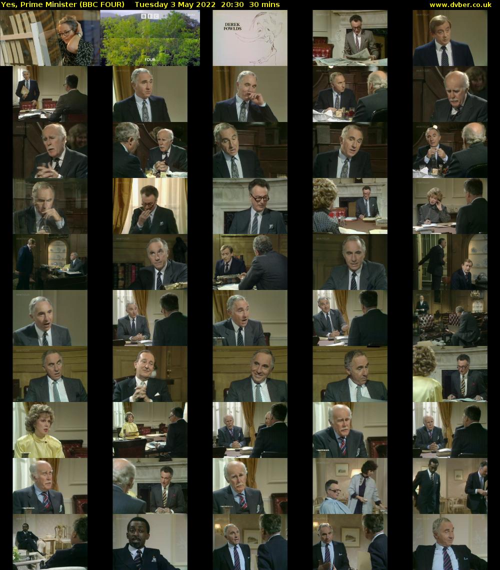 Yes, Prime Minister (BBC FOUR) Tuesday 3 May 2022 20:30 - 21:00