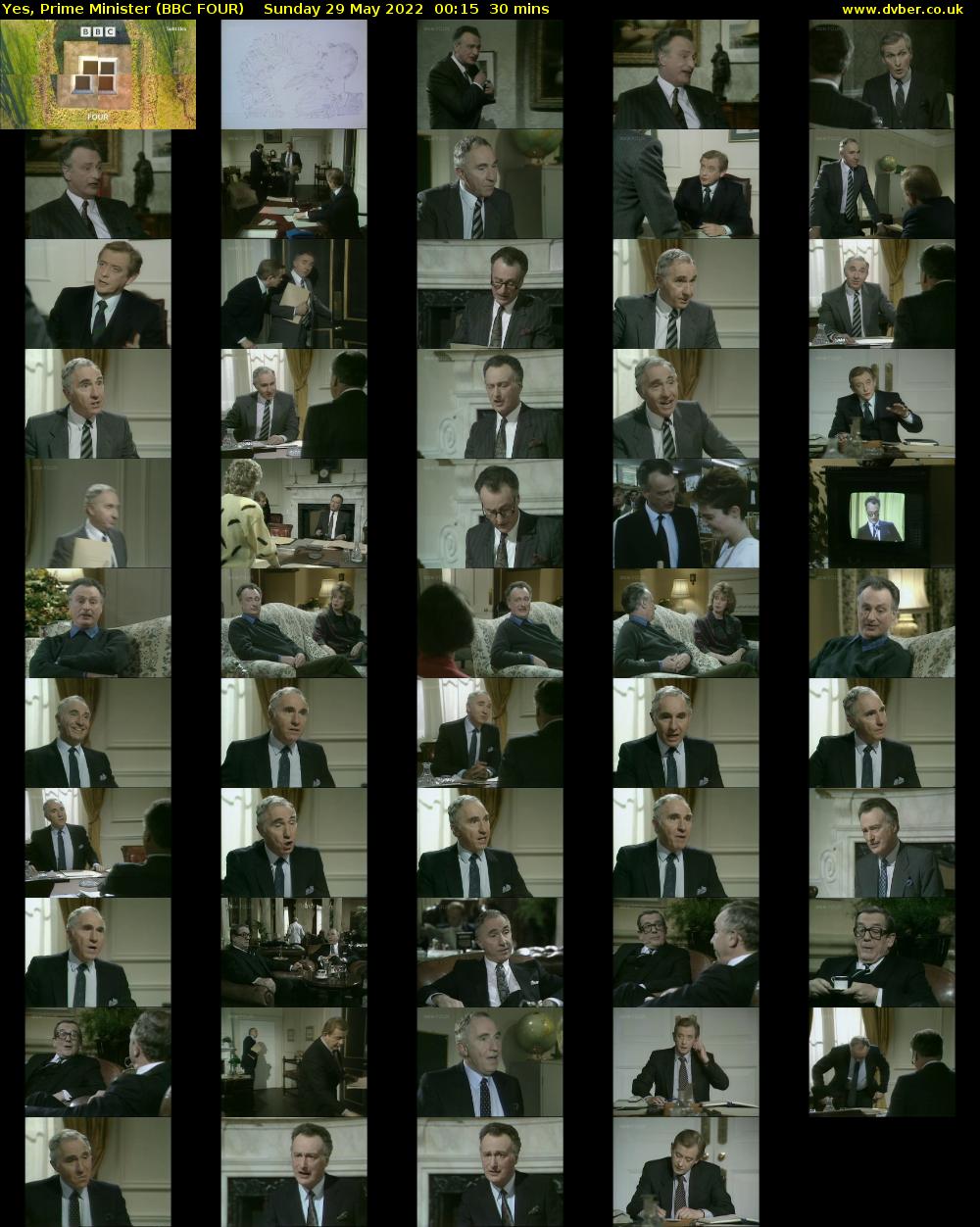 Yes, Prime Minister (BBC FOUR) Sunday 29 May 2022 00:15 - 00:45