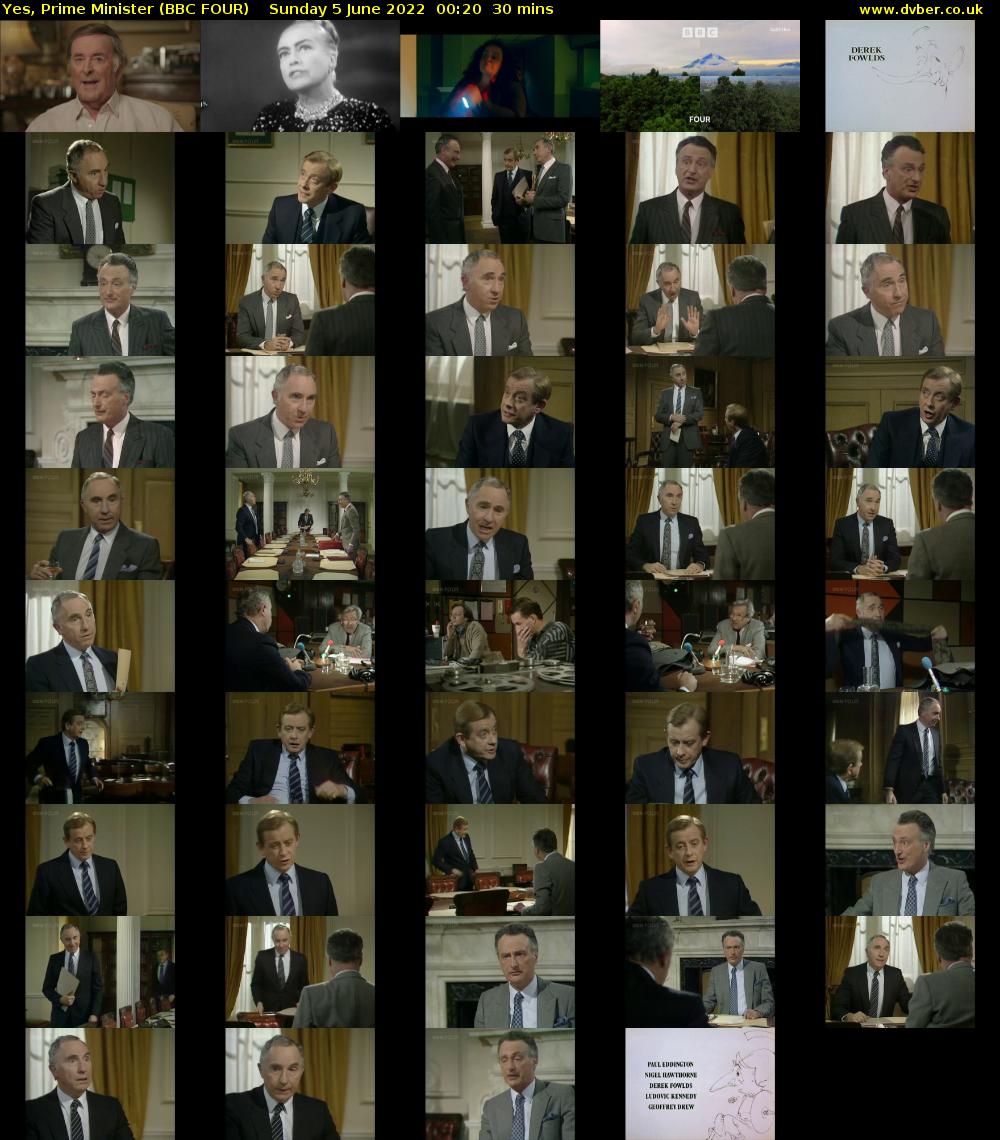 Yes, Prime Minister (BBC FOUR) Sunday 5 June 2022 00:20 - 00:50