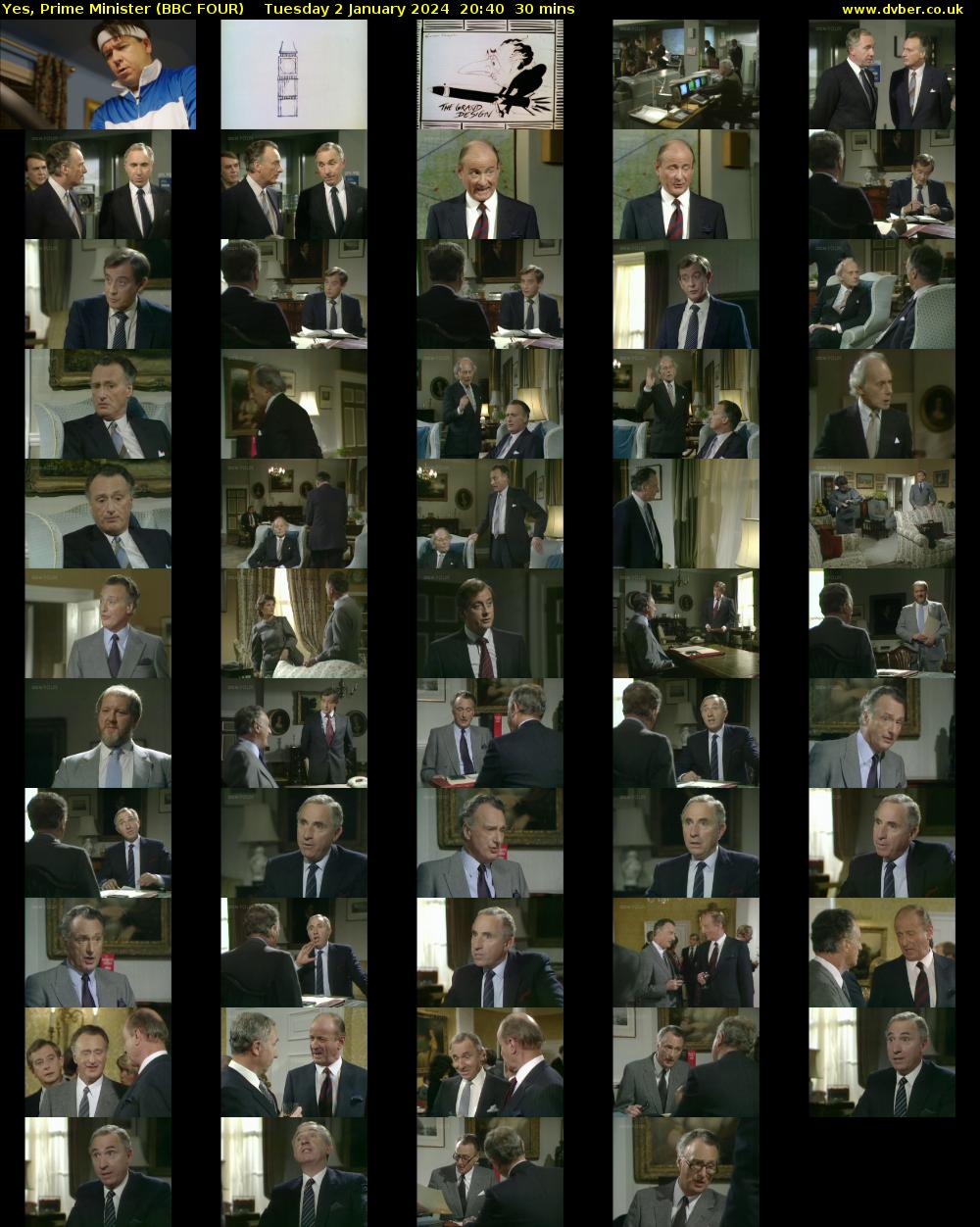 Yes, Prime Minister (BBC FOUR) Tuesday 2 January 2024 20:40 - 21:10