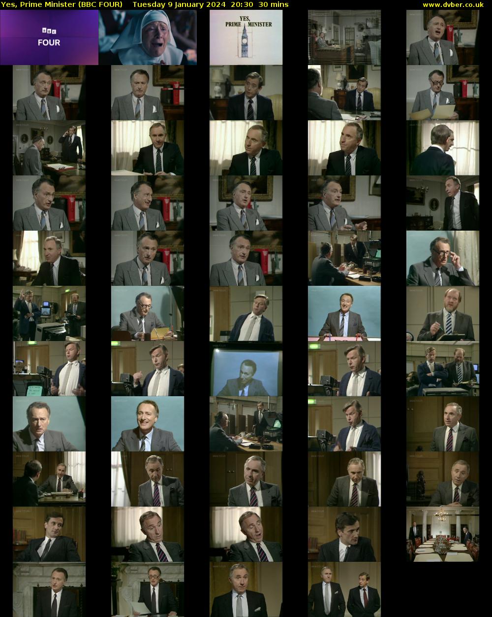 Yes, Prime Minister (BBC FOUR) Tuesday 9 January 2024 20:30 - 21:00